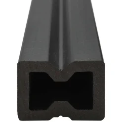 vidaXL Terrasplank 4 pcs Zwart WPC
