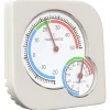 vidaXL Thermo Hygrometer Wit 7,5 x 7,5 x 1,2 cm ABS