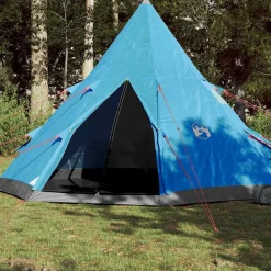 vidaXL Tipitent 4-persoons waterdicht blauw