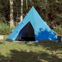 vidaXL Tipitent 4-persoons waterdicht blauw