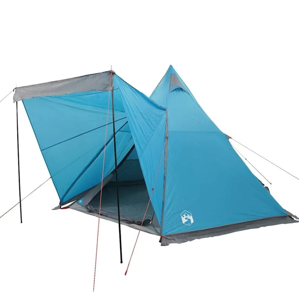 vidaXL Tipitent 6-persoons waterdicht blauw
