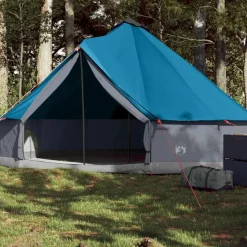 vidaXL Tipitent 6-persoons waterdicht blauw