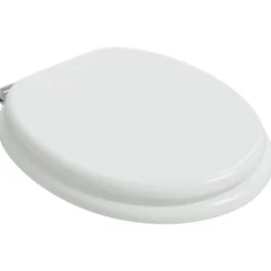 vidaXL Toiletbril met soft-closedeksel 2 st MDF wit