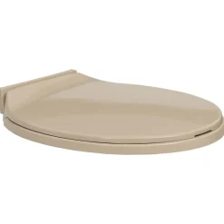 vidaXL Toiletbril soft-close ovaal beige