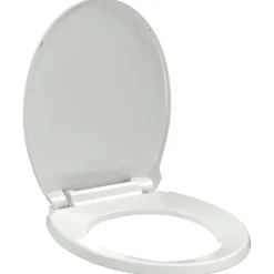 vidaXL Toiletbril soft-close ovaal wit