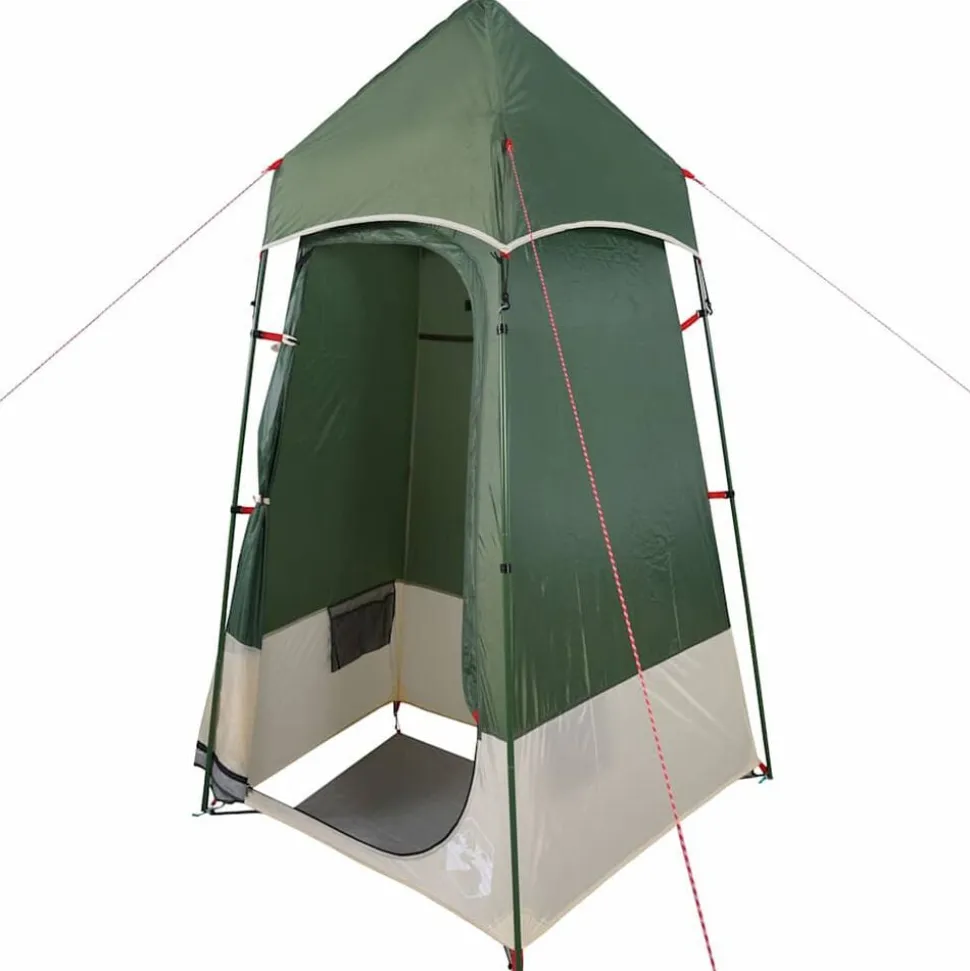vidaXL Toilettent waterdicht groen