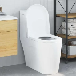 vidaXL Toiletzitting Verstelbaar Wit 48 x 36,5 x 4,5 cm Polypropyleen