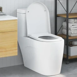 vidaXL Toiletzitting Wit 49 x 36 x 4 cm Duroplast