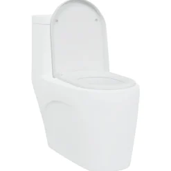 vidaXL Toiletzitting Wit 49 x 36 x 4 cm Duroplast
