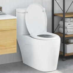 vidaXL Toiletzitting Wit 47 x 37 x 4 cm Duroplast