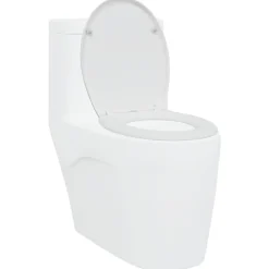 vidaXL Toiletzitting Wit 47 x 37 x 4 cm Duroplast