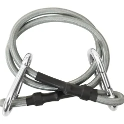 vidaXL Touwen met karabijnhaak 4 st rubber