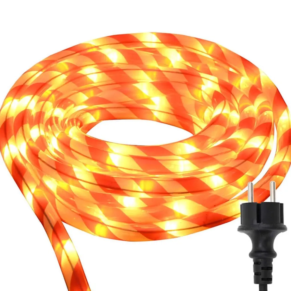 vidaXL Touwenlicht met 120 LED Warmwit 5 m PVC