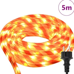 vidaXL Touwenlicht met 120 LED Warmwit 5 m PVC