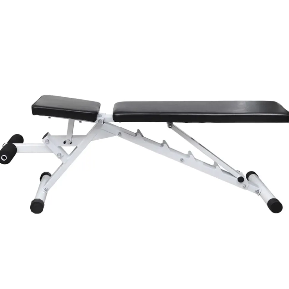 vidaXL Trainingsbank met halterset 60,5 kg