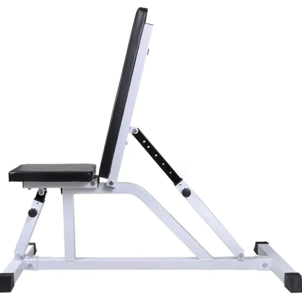 vidaXL Trainingsbank met halterset 30,5 kg