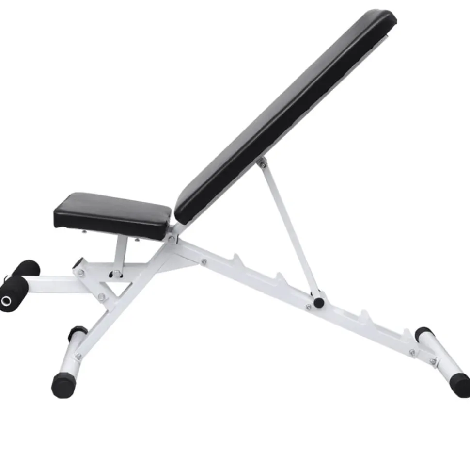 vidaXL Trainingsbank met halterset 30,5 kg