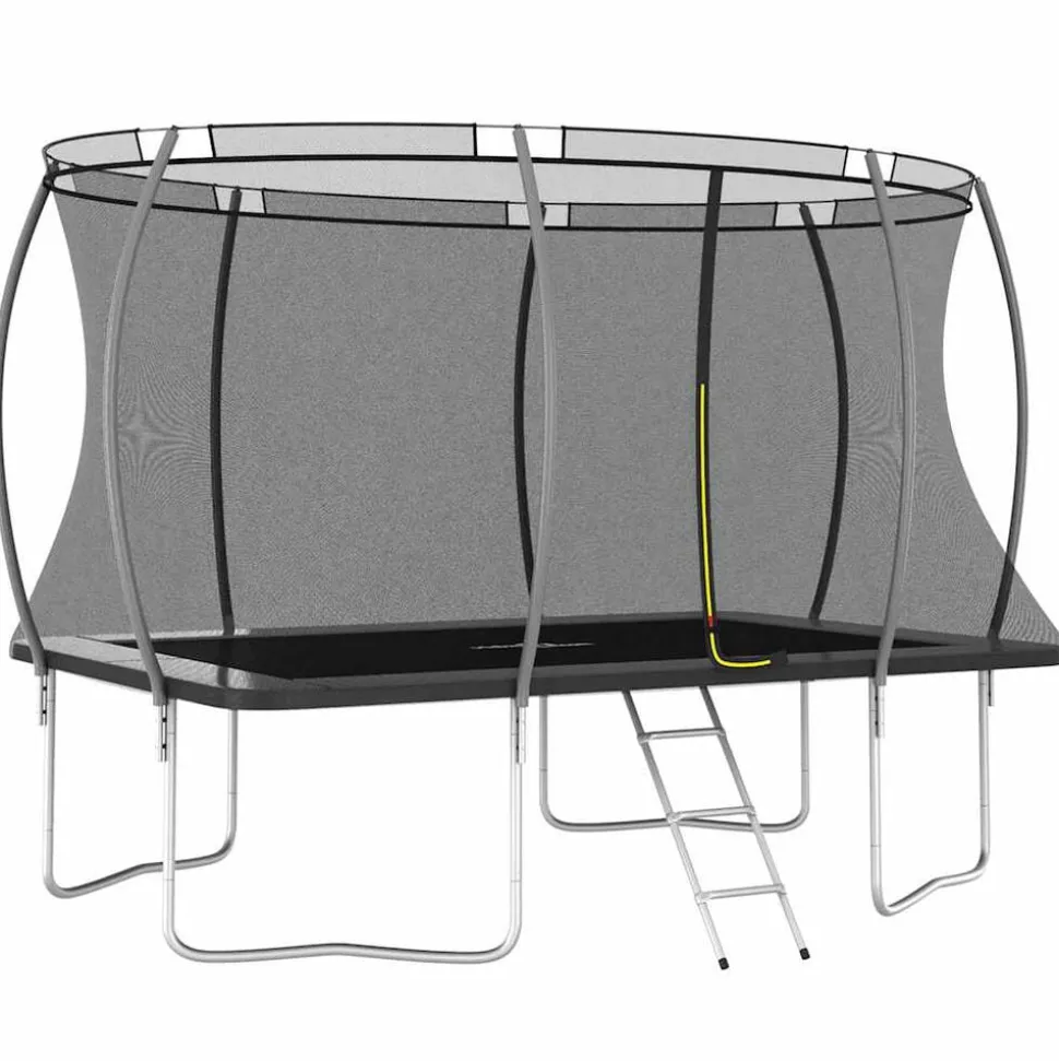 vidaXL Trampolineset rechthoekig 150 kg 335x244x90 cm
