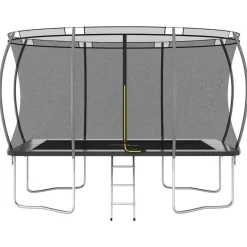 vidaXL Trampolineset rechthoekig 150 kg 335x244x90 cm