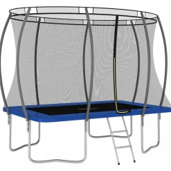 vidaXL Trampolineset rechthoekig 150 kg 274x183x76 cm