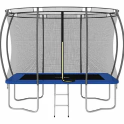 vidaXL Trampolineset rechthoekig 150 kg 274x183x76 cm