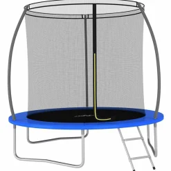 vidaXL Trampolineset rond 100 kg 244x55 cm