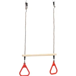 vidaXL Trapezestang met ringen