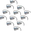 vidaXL Trapinbouwspots 12 st LED 44x111x56 mm