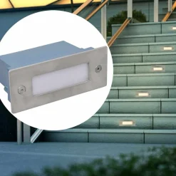 vidaXL Trapinbouwspots 6 st LED 44x111x56 mm