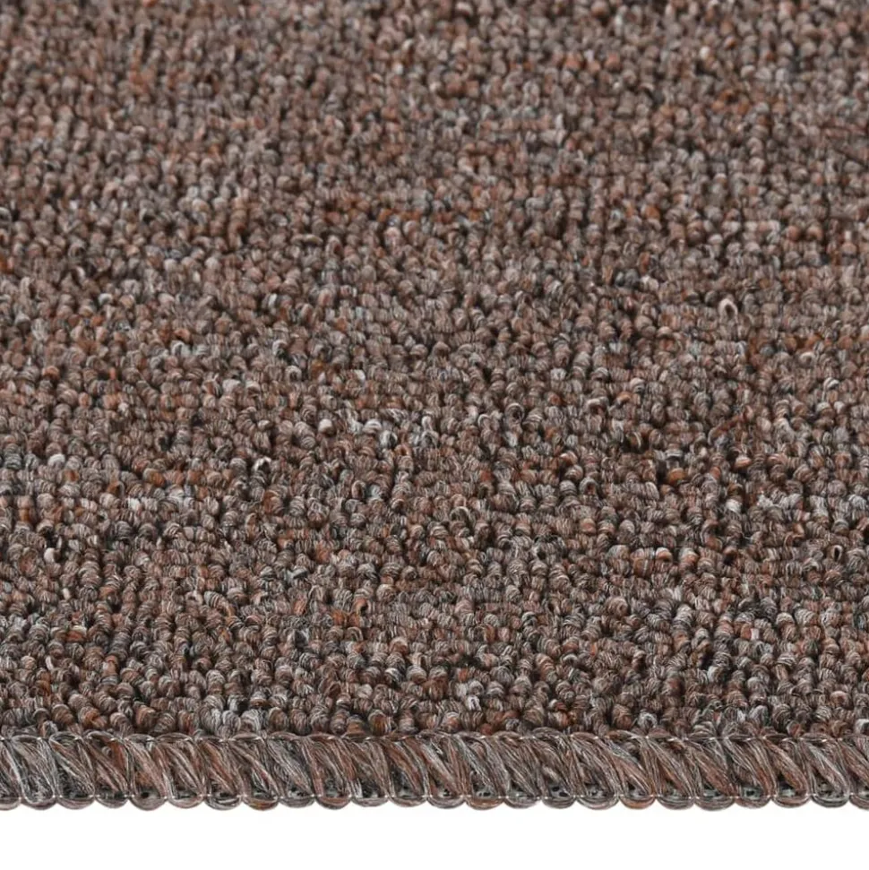 vidaXL Trapmatten 15 st anti-slip rechthoekig 60x25 cm bruin