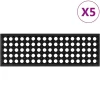 vidaXL Trapmatten 5 st 25x75 cm rubber