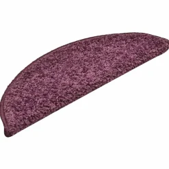 vidaXL Trapmatten 15 st 56x17x3 cm Donkerpaars Halfrond