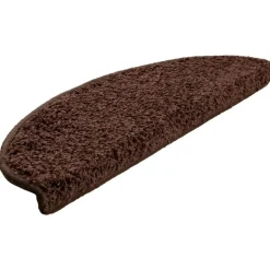 vidaXL Trapmatten 15 st 65x21x4 cm Bruin Halfrond Groot