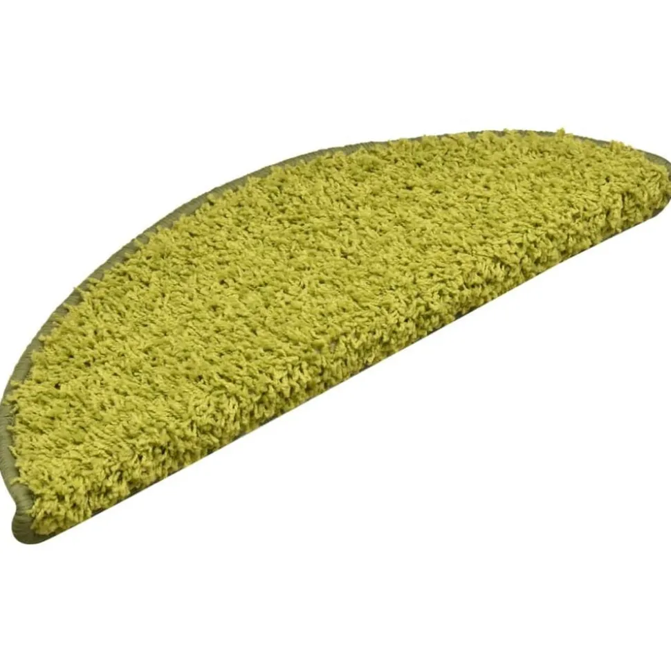 vidaXL Trapmatten 15 st 56x17x3 cm groen