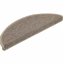 vidaXL Trapmatten zelfklevend 15 st sisal-look 56x17x3 cm donkerbeige