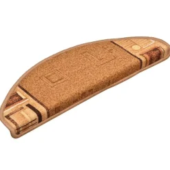 vidaXL Trapmatten zelfklevend 5 st 65x21x4 cm beige