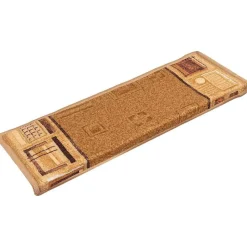 vidaXL Trapmatten zelfklevend 5 st 65x21x4 cm beige