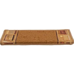 vidaXL Trapmatten zelfklevend 5 st 65x21x4 cm beige