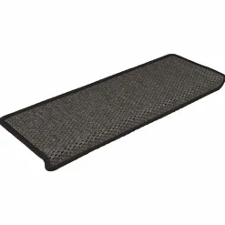 vidaXL Trapmatten zelfklevend 15st sisal-look 65x21x4cm antracietkleur