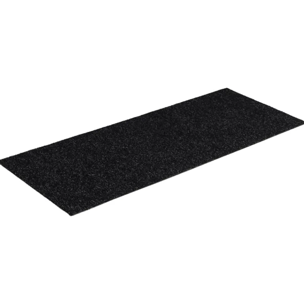 vidaXL Trapmatten Zelfklevend 15 stuks 60x25 cm Zwart Rechthoekig