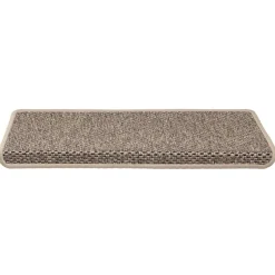 vidaXL Trapmatten zelfklevend 15 st sisal-look 65x21x4 cm donkerbeige