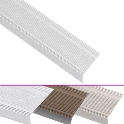 vidaXL Trapneuzen L-vormig 15 st 90 cm aluminium zilverkleurig