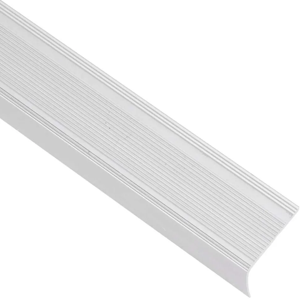vidaXL Trapneuzen L-vormig 15 st 90 cm aluminium zilverkleurig