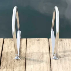 vidaXL 3-Traps Steigerladder Zilver 45 x 11,5 x 134 cm Aluminium