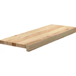 vidaXL Traptreden 4 st 70x25x2 cm onbehandeld massief eikenhout