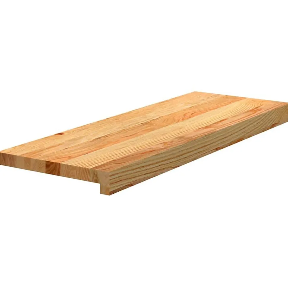 vidaXL Traptreden 4 st 70x25x2 cm massief eikenhout lichtbruin