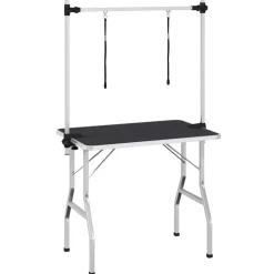 vidaXL Trimtafel voor huisdieren met 2 aanlijnopties