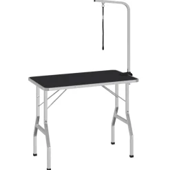 vidaXL Trimtafel voor huisdieren met 1 aanlijnoptie