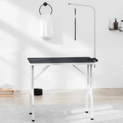 vidaXL Trimtafel voor huisdieren met 1 aanlijnoptie