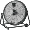 vidaXL Trommelventilator industrieel 172,5 W 60 cm zwart